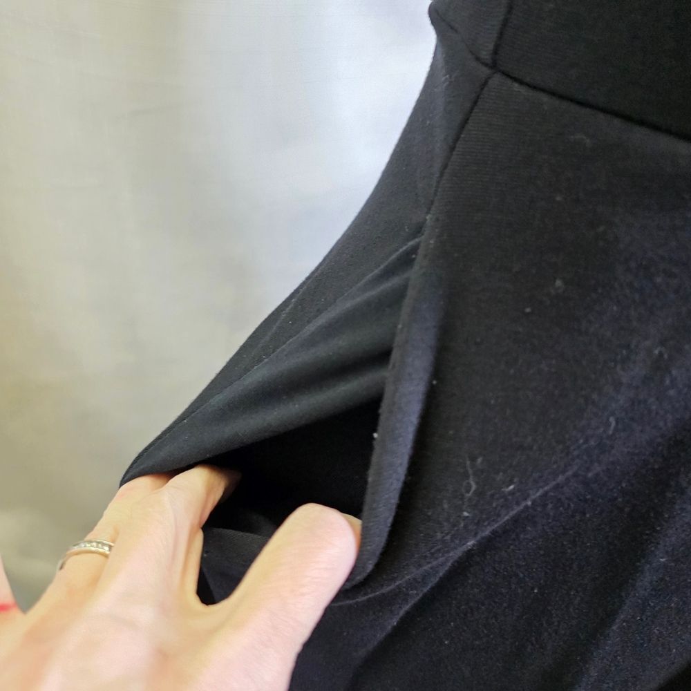 Leith Black Fit and Flare Sleeveless Midi Dress Size Medium - Picture 5 of 9